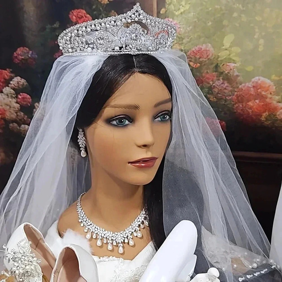 Lovely As Ever is a Unique-One-Of-A-Kind 7 pc. Tiara set - Picture 3 of 14